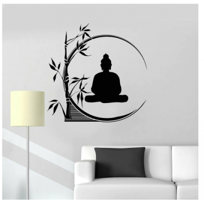 Yoga Meditasyon Yazısı Spor Salonu Duvar Stickerı