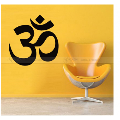 Spor Salonlarına Özel Yoga Logo  Duvar Yazısı Cam Vitrin Sticker Yapıştırma