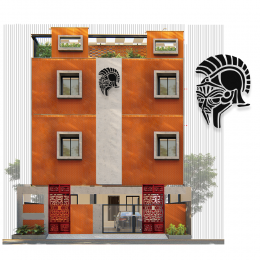 Yunan Gladyatör Maskı Metal veya Kompozit Dekoratif Cephe Süslemeler 50x36 cm