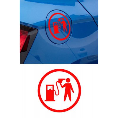 13 X 13 Cm Benzin Deposu Sticker Araba Yakıt Deposu Araba Oto Sticker