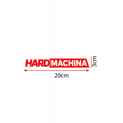 20 X 3 Cm Hard Machine Oto Cam Sticker Araba Sticker