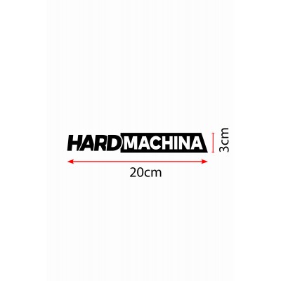 20 X 3 Cm Hard Machine Oto Cam Sticker Araba Sticker