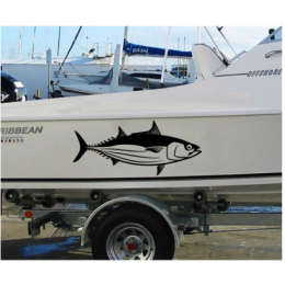 Kişiye ve Tekneye Özel  Balık Kemik Karbon  Yazısı İsim Sticker 