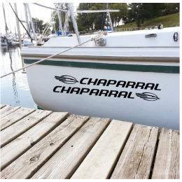 Kişiye ve Tekneye Özel  Chaparral  Yazısı İsim Sticker 