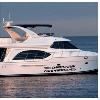Kişiye ve Tekneye Özel  Chaparral  Yazısı İsim Sticker 