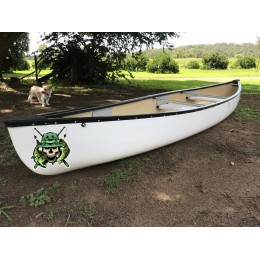 Kişiye ve Tekneye Özel Skull Yazısı İsim Sticker 