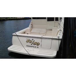 Kişiye ve Tekneye Özel 50/50  Yazısı İsim Sticker 