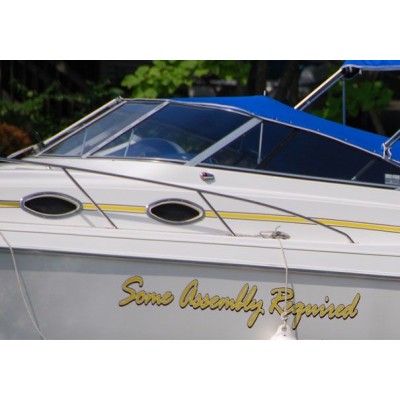 Kişiye Tekneye Özel İsim Some Assembly Required  Yazısı  Sticker 