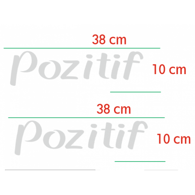 Kişiye Ve Tekneye Boatlara Özel /Pozitif L.Çeşme / İsim Tekne Stickerı