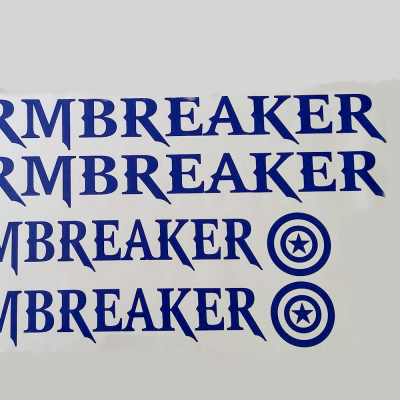 Kişiye Tekneye Özel STORMBREAKER  Yazısı Sticker Yapıştırma 