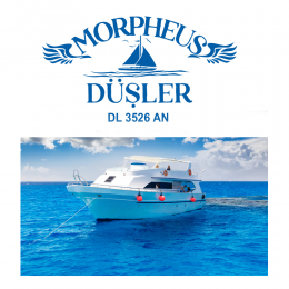 Kişiye Tekneye Yat'a Özel Morheus Düşler Yazısı Tasarımı Sticker Yapıştırma 