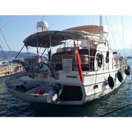 Tekneye Yat'a Özel Ketch Yazısı Çalışması Sticker Yapıştırma 