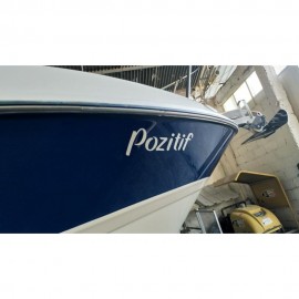 Kişiye Ve Tekneye Boatlara Özel /Pozitif L.Çeşme / İsim Tekne Stickerı