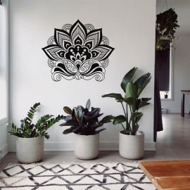Mandala Lotus Duvar Stickerı