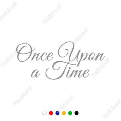 One Upon A Time Duvar Aksesuarı Duvar Stickerı 60x25cm
