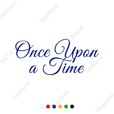 One Upon A Time Duvar Aksesuarı Duvar Stickerı 60x25cm
