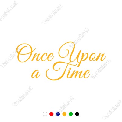 One Upon A Time Duvar Aksesuarı Duvar Stickerı 60x25cm