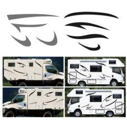 Salling On! Araba sticker araba çizgili vinil grafik çıkartmaları çıkartmalar karavan çekme karavan karavan araba aksesuarları