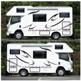 Salling On! Araba sticker araba çizgili vinil grafik çıkartmaları çıkartmalar karavan çekme karavan karavan araba aksesuarları