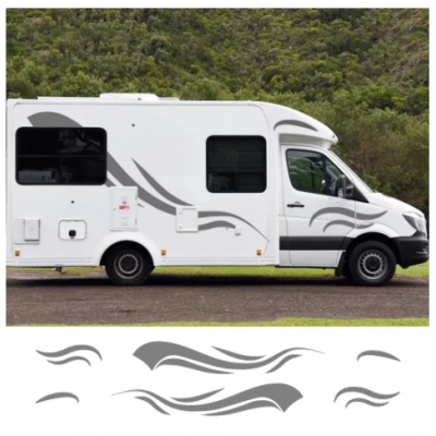 2 adet araba Sticker Peugeot Boxer için Mercedes Benz Sprinter Vito V sınıf W447 V260 DIY vinil Film Tuning araba şekillendirici aksesuarları