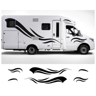 2 adet araba Sticker Peugeot Boxer için Mercedes Benz Sprinter Vito V sınıf W447 V260 DIY vinil Film Tuning araba şekillendirici aksesuarları