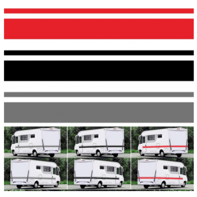 5 adet vinil şeritler çıkartması araba çıkartmaları araba Sticker ve çıkartmaları grafik çıkartmalar aksesuarları motorum için SUV RV Camper Offroad