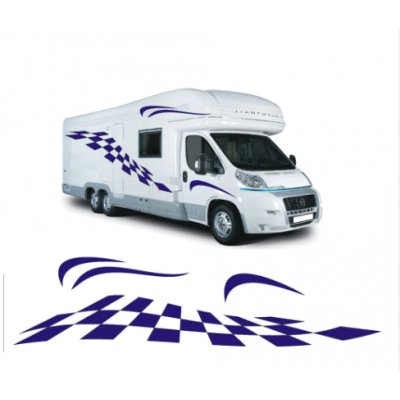 2m karavan vinil grafik çıkartmalar çıkartmaları set karavan RV karavan