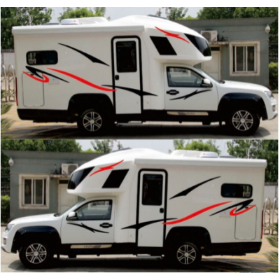 Karavan at binicisi karavan RV çıkartmaları Sticker