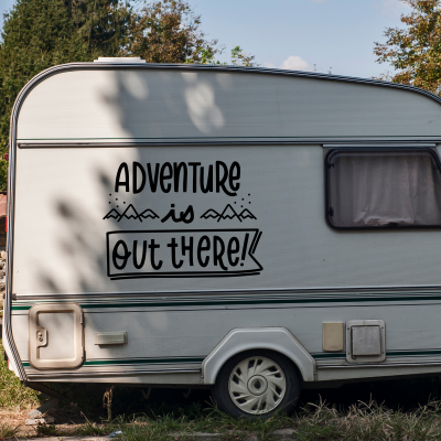 Adventure İs Out There Karavan - Araç Sticker Yapıştırma
