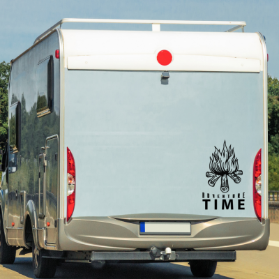 Adventure Time Karavan - Araç Sticker Yapıştırma