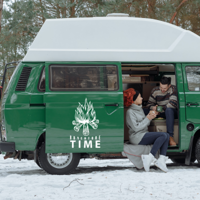 Adventure Time Karavan - Araç Sticker Yapıştırma