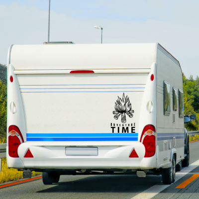 Adventure Time Karavan - Araç Sticker Yapıştırma