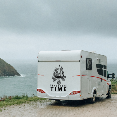 Adventure Time Karavan - Araç Sticker Yapıştırma