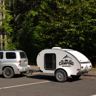 Camping Wildlife Karavan - Araç Sticker Yapıştırma
