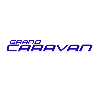 Kişiye Karavana Grand Caravan Sticker Yapıştırma İki Adet