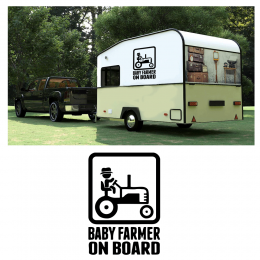 Kişiye Karavana özel çiftçi ve traktör sticker Yapıştırma 