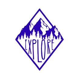 Kişiye Karavana Özel Explore Dağ Manzarası Sticker Yapıştırma 