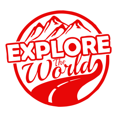 Kişiye Karavana Özel explore the World Sticker yapıştırma 