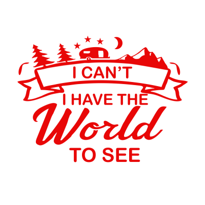 Kişiye Karavana Özel I Can't I Have The Word To See Sticker Yapıştırma İki Adet
