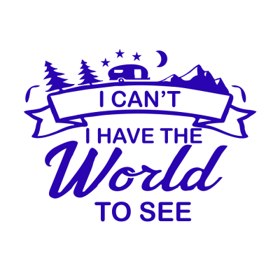 Kişiye Karavana Özel I Can't I Have The Word To See Sticker Yapıştırma İki Adet