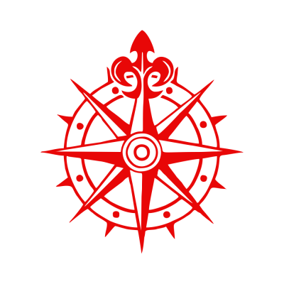 Kişiye Karavana Özel Kuzey Pusulası sticker Yapıştırma İki Adet