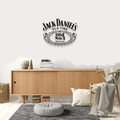 Firmaya Özel Jack Danıels Old Time No 02 Metal Taç Tabela  60x30 cm