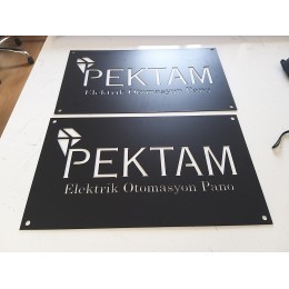 Pektam Elektrik Saç Metal Tablo ve Tabela 60x40cm
