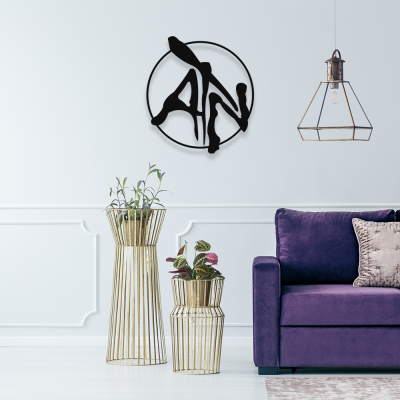 Firmaya Özel Atn Marketing Dekarosyon İçin Metal Saç Tabela  60x25 cm