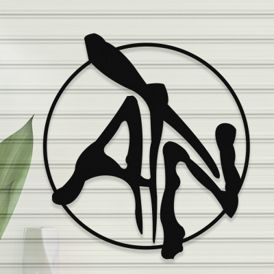 Firmaya Özel Atn Marketing Dekarosyon İçin Metal Saç Tabela  60x25 cm