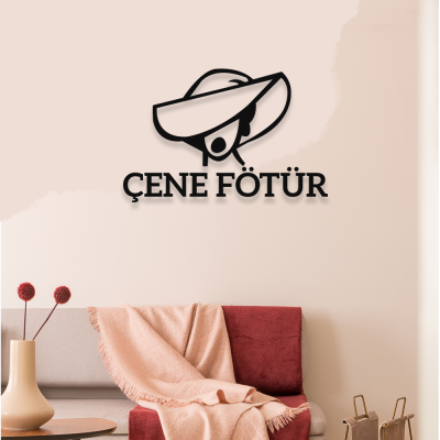 Firmaya Özel Çene Fötür A.Ş. Dekarosyon Metal Saç Tabela  60x40 cm