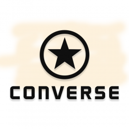 Firmaya Özel Converse ve Yıldız Dekarosyon İçin Metal Saç Tabela 50x32 cm