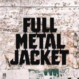 Firmaya Özel FULL METAL JACKET Metal Tablo Tabela 50x40 cm 