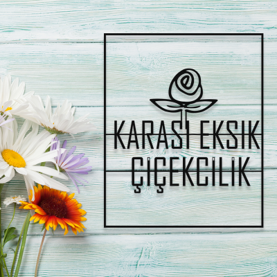 Firmaya Özel KARASI EKSİK ÇİÇEKCİLİK METAL SAÇ TABELA 60x45 cm 