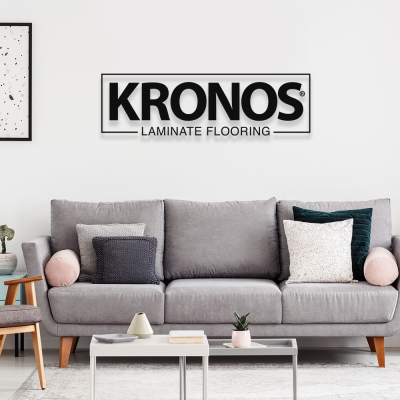 Firmaya Özel Kronos Laminate Floring Dekarosyon Metal Saç Tabela 60x20 cm